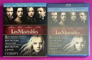 Les Miserables (Blu-ray DVD, 2013, 2-Disc Set w Embossed Slipcover) - Picture 1 of 2