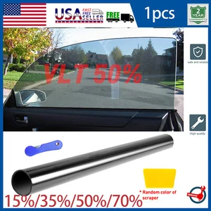 100% UV Heat Rejection 50%/70%/35%VLT Nano Tint Window Film CAR Home 20"X10ft - Picture 1 of 20