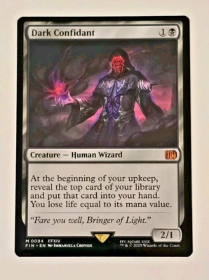 Magic The Gathering Final Fantasy Dark Confidant Mythical - Image 1 of 4