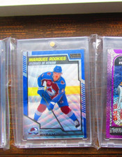 2020 O-Pee-Chee Platinum Marquee Rookies Blue Surge Bowen Byram #152 Rookie RC