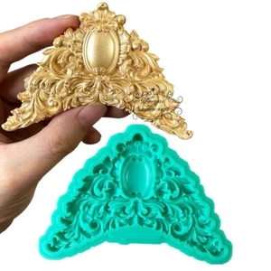 Small Crown Silicone molds Epoxy Resin Mould Cake Sugercraft Fondant Mold - Picture 1 of 3