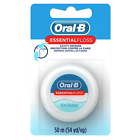 Oral B Essential Dental Floss Cavity Defense Wax Coating 54 Yard 1ct Pack of 3