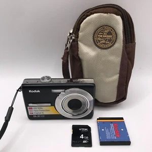 Kodak EasyShare M863 8.2MP Kompakt Digitalkamera Rot SD Karte Akku Case - Bild 1 von 11