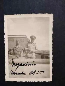 Fotografia Foto Colonie Somalia Mogadiscio Soldati al Campo 1935 KK3650 - Picture 1 of 1