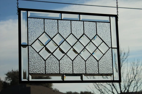 Clear Focus Stained Glass Window Panel-HMD- 21 5/8"x14 5/8" Cover