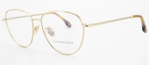 Gafas Victoria Beckham modelo 2011 VB2119 714 55-15 140 oro óptica Italia - Imagen 1 de 10