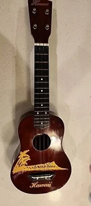 Vintage Hawaii 4 String Leolani Omi International Uke Ukulele Palms-Beach Logo - Picture 1 of 11