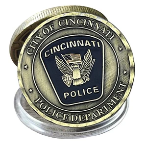 Cincinnati Police Department Saint Michael Challenge Coin - Patron Saint Medal - Bild 1 von 7
