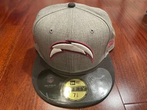Los Angeles Chargers NFL BCA Breast Cancer Awareness New Era Cap Hat 7 5/8 Gray - Picture 1 of 7
