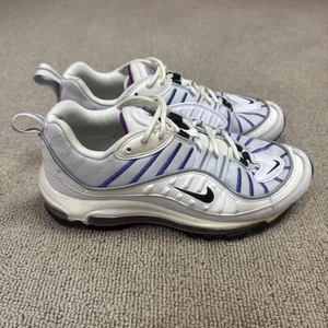 Nike Air Max blanco púrpura con cordones para mujer talla 6,5 - Imagen 1 de 11