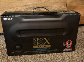 Neo Geo X Gold Limited Edition Console -- Read Description