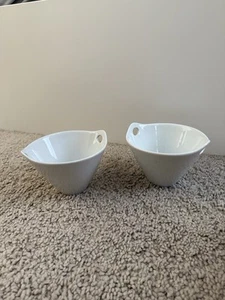 New Crate & Barrel 6.5" Kai Noodle Ramen Bowls Set Of 2 - Picture 1 of 9