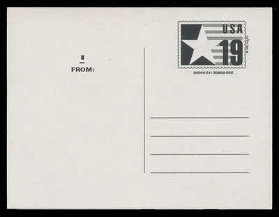 SCOTT #CVUX4-11, UPSS # PB3a2, VARIETY PSE004 - FROM: - Image 1 of 3