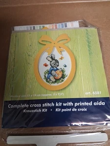 NUEVO Kit Punto Cruz con Estampado Aida Pascua 6581 por ZWEISTIK 5" X 7 1/2" - Imagen 1 de 2