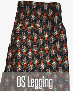LuLaRoe OS Leggings - Damen (2-10) Bugs Beatles orange/rot grün schwarz Insekt - Bild 1 von 1