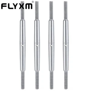 FLYXM 4PCS STAINLESS STEEL TIE RODS UPGRADE FOR ARRMA KRATON 8S 1/5 RC TRUCK CAR - Picture 1 of 8