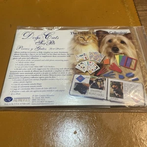 Creative Memories 5 x 7 Dogs & Cats Snap Pack Stickers Die Cuts 2001 Lot Cards - Picture 1 of 2