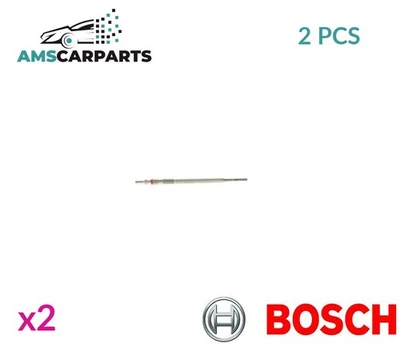 ENGINE GLOW PLUGS 0 250 403 019 BOSCH 2PCS NEW OE REPLACEMENT - Image 1 of 4