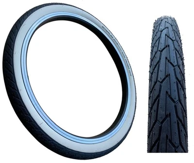 Pneu Schwalbe ROAD CRUISER 20 x 1,75 PAREDE BRANCA liso liso para bicicleta - Imagem 1 de 4