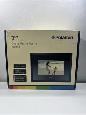 Polaroid 7” Digital Photo Frame XSU-00750B With Colour Screen - New And Sealed - Image 1 of 4