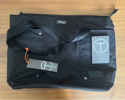 NEW Tumi Icon Haley Slim Tote Black T Tech Essential Gear Travel Bag TV LAND - Image 1 of 4