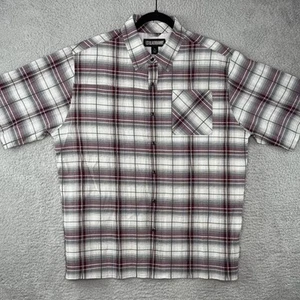 Blackhawk! Tactical Button Front Long Sleeve Plaid Red Shirt Men’s Size Large - Picture 1 of 11