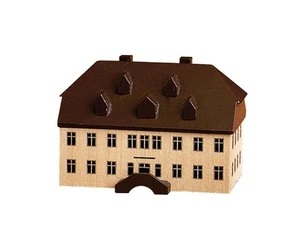 Miniaturhaus Alte Schule Seiffen HxBxT 5,5x7,5x4,5cm NEU Holzdorf Holzbaustein - Picture 1 of 1