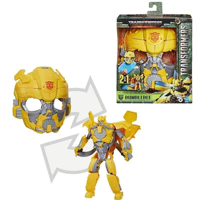 Hasbro Transformers Movie 7 Maschera Convertibile 2 In 1 Bumblebee Cm 22,5 F4649 - Immagine 1 di 1