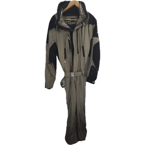 KiILLY SKI SUIT TECH A.W.T SKI SNOWBOARD RECCO RESCUE SYSTEM Beige Black *read* - Picture 1 of 24