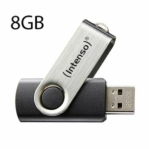 USB Pendrive INTENSO Basic Line 8 GB Schwarz - Bild 1 von 2