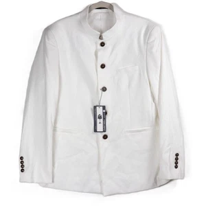 Blazer bianco uomo 3XL - colletto mandarino - abbigliamento formale cinese Fantihua 5 tasche - Foto 1 di 10