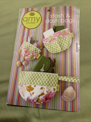 Amy Butler kit, Stash & Dash Bags sewing pattern - start small business  - Image 1 of 4