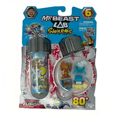 Mr Beast Lab Swarms Battle Fusion 全新系列 4 PacK 全新套装 Rust Reveal 2 — 第 1/4 张图片