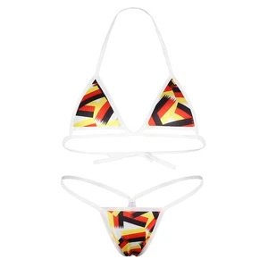 Damen Micro Bikini G-String Tanga Set Sexy Mini Badeanzug Deutschland XL - Bild 1 von 4