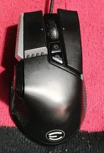 EVGA X17 Gaming Mouse, Wired, Black, Customizable, 16,000 DPI, 5 Prof, 10 Butt - Picture 1 of 5