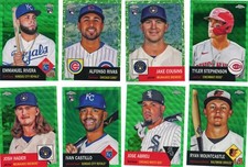 2022 Topps Chrome Platinum Green Parallels #ed to /99. Pick your Card.