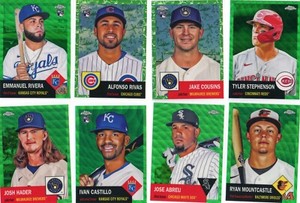 2022 Topps Chrome Platinum Green Parallels #ed to /99. Pick your Card.