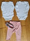 Carters  And John Lewis Body Suits 6 Months White New Other