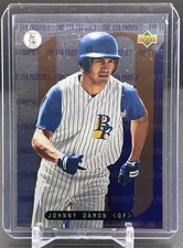 1994 UPPER DECK MLB #3 Johnny Damon Royals Top Ten Prospect Checklist RC