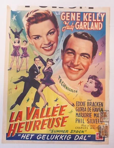 Vallee Heureuse Judy Garland Gene Kelly affiche cinema originale - Photo 1/1