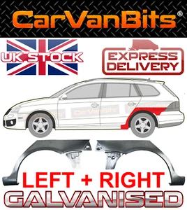 FOR VW GOLF 6 VI MK6 5K VARIANT JETTA 08-16 REAR WHEEL ARCH REPAIR PANEL PAIR - Picture 1 of 11