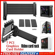 7 PCI Vertical Case Graphics Card Holder Stand GPU Mount Video Card Rack Support