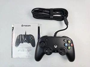 RIG Nacon PRO Compact Controller with D. Atmos for Xbox Series X|S & ONE - Black - Picture 1 of 7