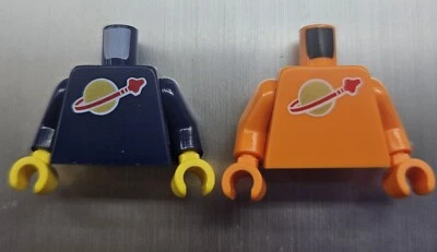 Lego SPACEMAN TORSO Dark Blue & Orange LEGIT NO STICKER NO CUSTOM - Image 1 of 2