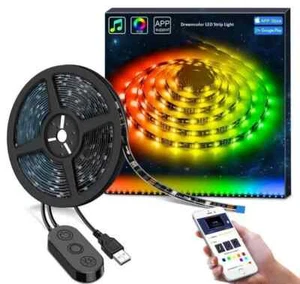 Minger Dreamcolor LED Strip 5m, LED Streifen, Farbwechsel IOS und ANDROID. - Bild 1 von 12