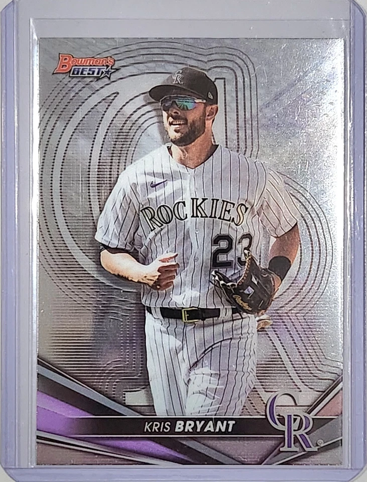 2022 Bowman's Best KRIS BRYANT #64 Colorado Rockies - Image 1 of 2