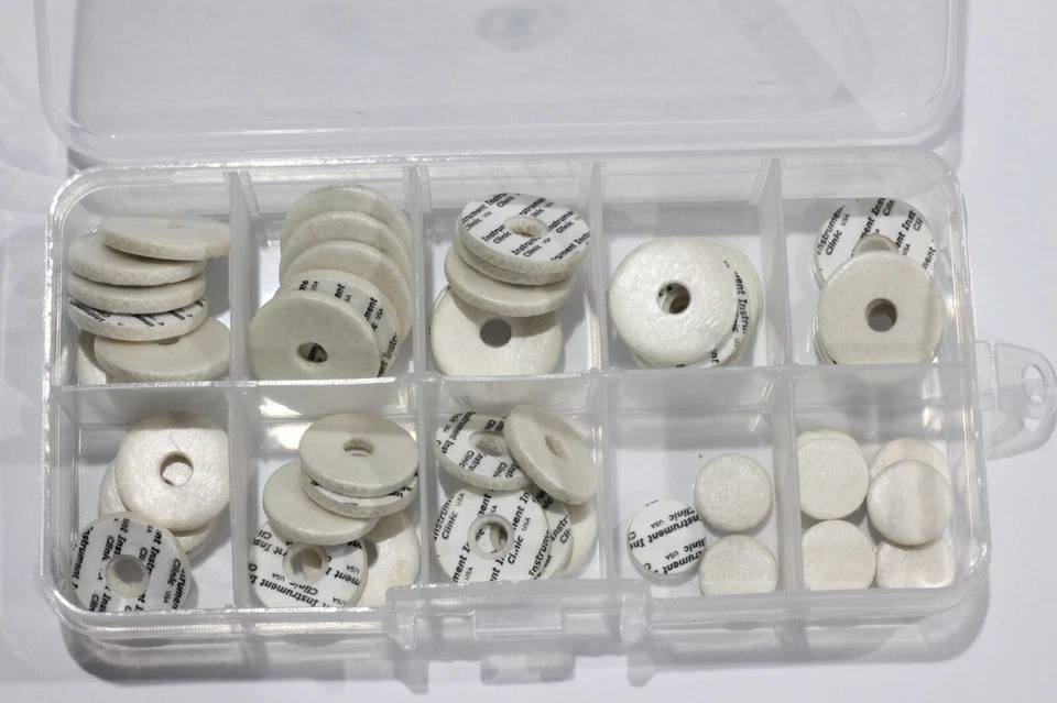 Instrument Clinic / Precision White Flute Pad Assortment - Image 1 of 1