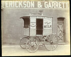 GREAT Real Photo Chester County PA West Chester PA Horse Drawn Milk Wagon *LOOK*