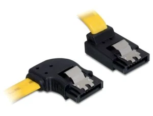 Conector de cable SATA en ángulo derecho > arriba amarillo 50 cm - Imagen 1 de 1
