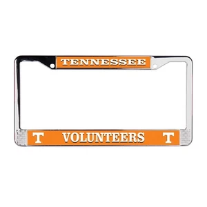 Tennessee Volunteers NCAA Chrome License Plate Frame 3D Polyurethane Car-Truck - Picture 1 of 1